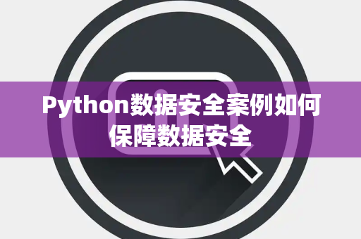 Python数据安全案例如何保障数据安全 Python数据安全案例如何保障数据安全