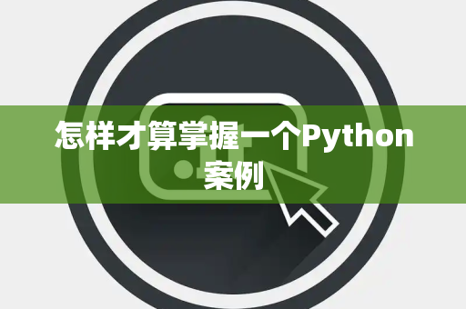 怎样才算掌握一个Python案例