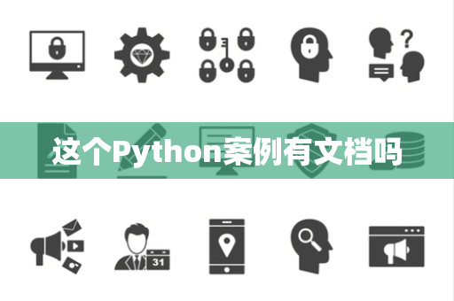 这个Python案例有文档吗
