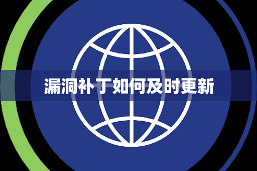 漏洞补丁如何及时更新 漏洞补丁如何及时更新
