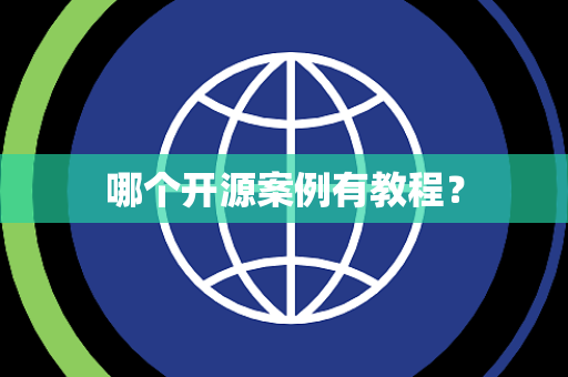 哪个开源案例有教程？