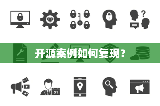 开源案例如何复现？
