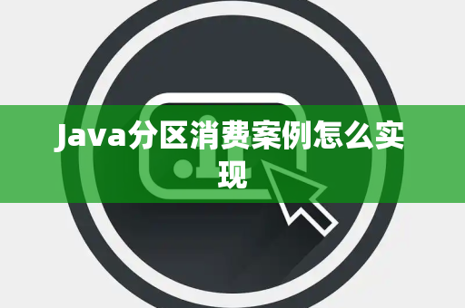 Java分区消费案例怎么实现 Java分区消费案例怎么实现