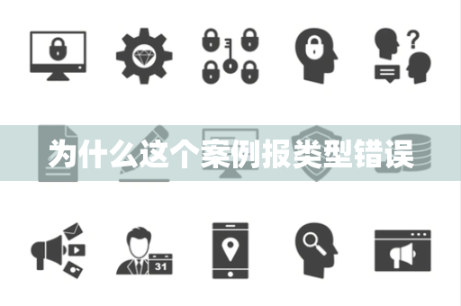 为什么这个案例报类型错误