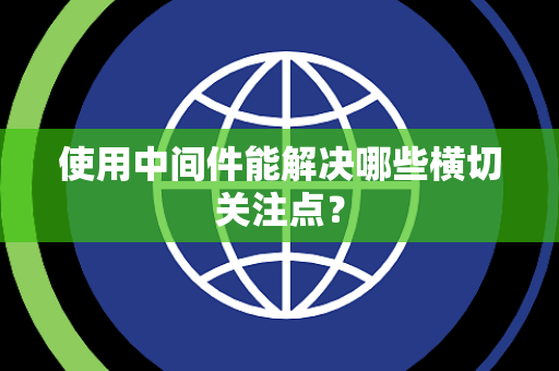 使用中间件能解决哪些横切关注点？