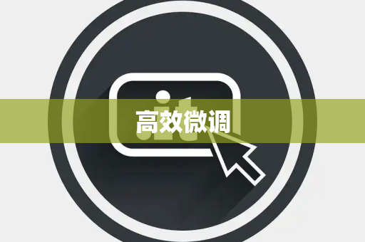 高效微调 高效微调