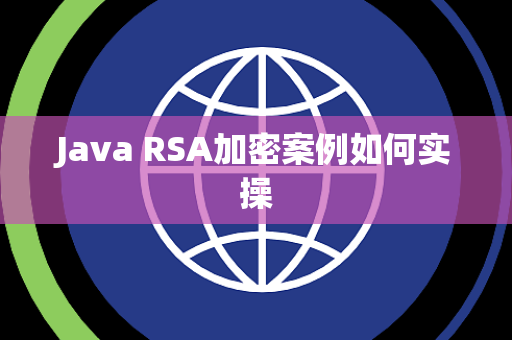 Java RSA加密案例如何实操 Java RSA加密案例如何实操