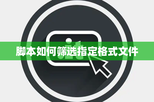 脚本如何筛选指定格式文件 脚本如何筛选指定格式文件