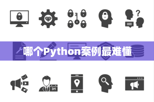 哪个Python案例最难懂