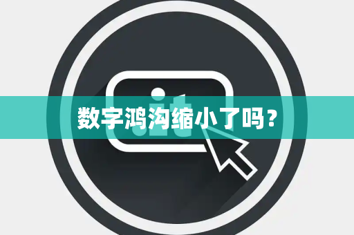 数字鸿沟缩小了吗? 数字鸿沟缩小了吗?