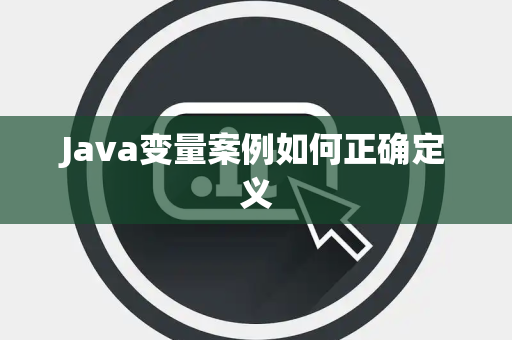 Java变量案例如何正确定义 Java变量案例如何正确定义