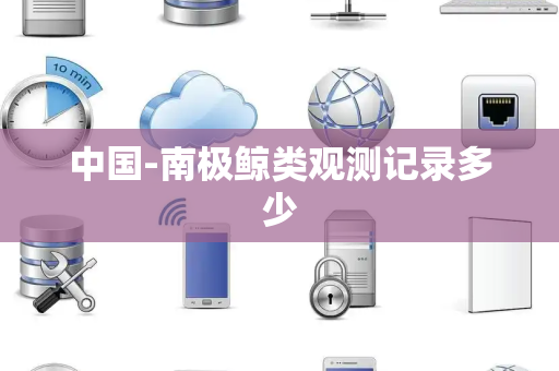 中国-南极鲸类观测记录多少 中国-南极鲸类观测记录多少