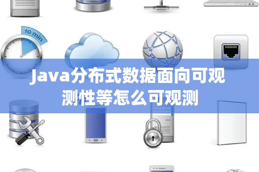Java分布式数据面向可观测性等怎么可观测 Java分布式数据面向可观测性等怎么可观测