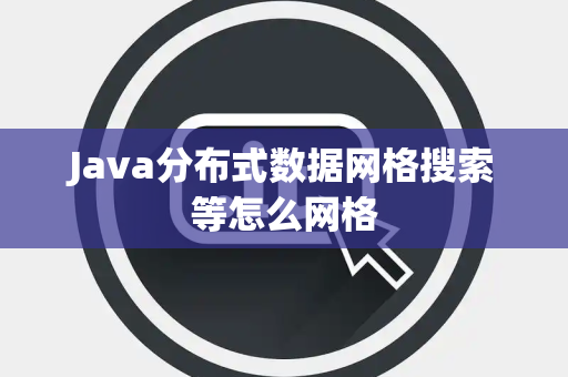 Java分布式数据网格搜索等怎么网格