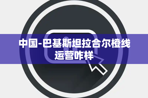 中国-巴基斯坦拉合尔橙线运营咋样 中国-巴基斯坦拉合尔橙线运营咋样