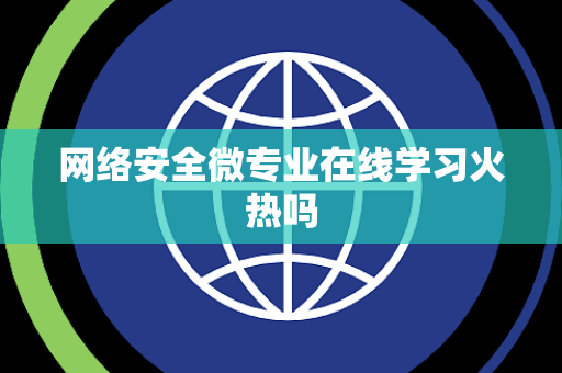 网络安全微专业在线学习火热吗 网络安全微专业在线学习火热吗