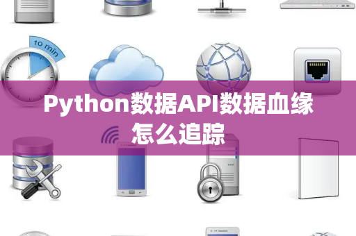 Python数据API数据血缘怎么追踪