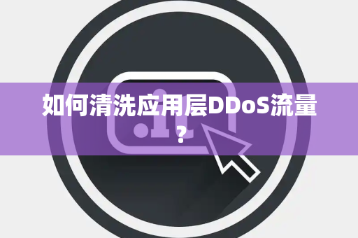 如何清洗应用层DDoS流量？