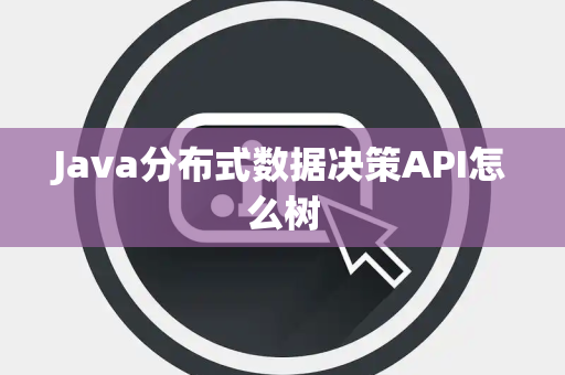 Java分布式数据决策API怎么树