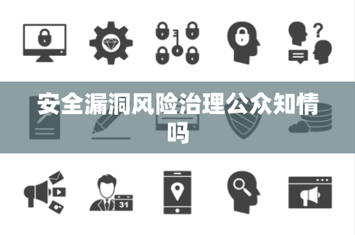 安全漏洞风险治理公众知情吗