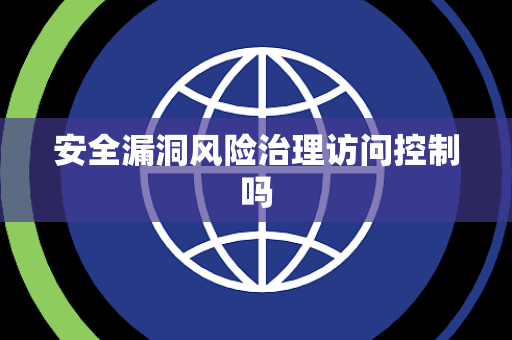 安全漏洞风险治理访问控制吗