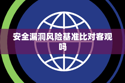 安全漏洞风险基准比对客观吗