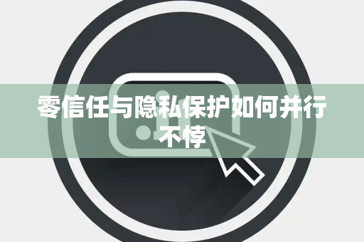 零信任与隐私保护如何并行不悖