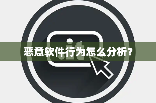 恶意软件行为怎么分析？