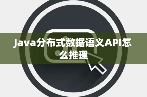 Java分布式数据语义API怎么推理