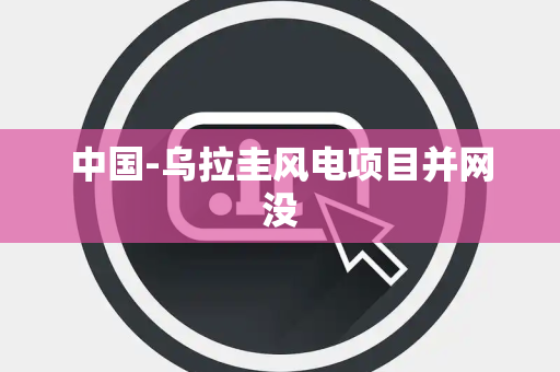 中国-乌拉圭风电项目并网没