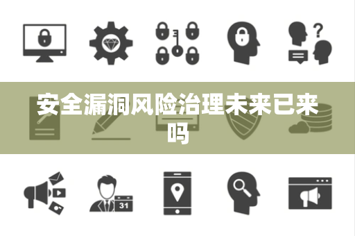 安全漏洞风险治理未来已来吗