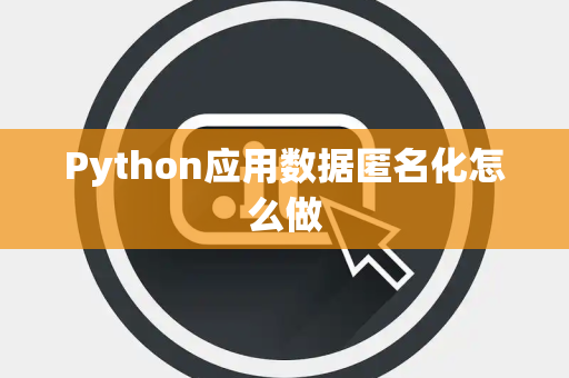 Python应用数据匿名化怎么做