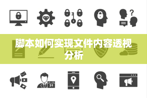 脚本如何实现文件内容透视分析