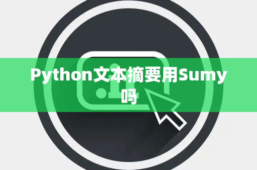Python文本摘要用Sumy吗