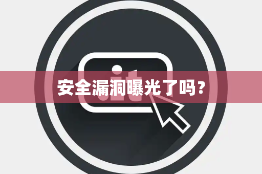 安全漏洞曝光了吗？