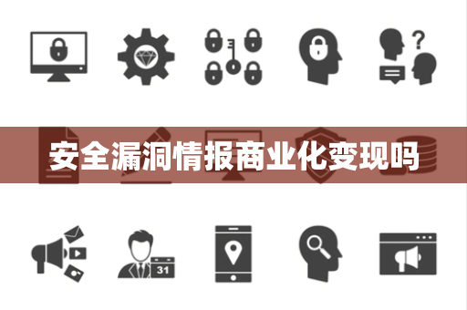 安全漏洞情报商业化变现吗