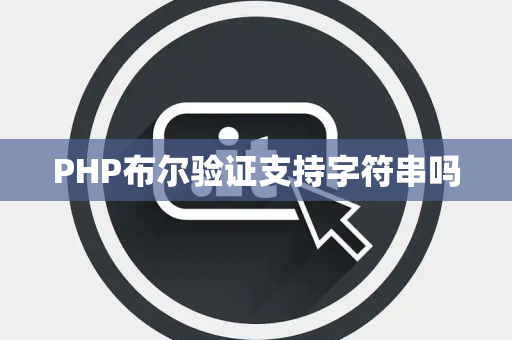 PHP布尔验证支持字符串吗