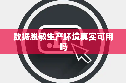 数据脱敏生产环境真实可用吗