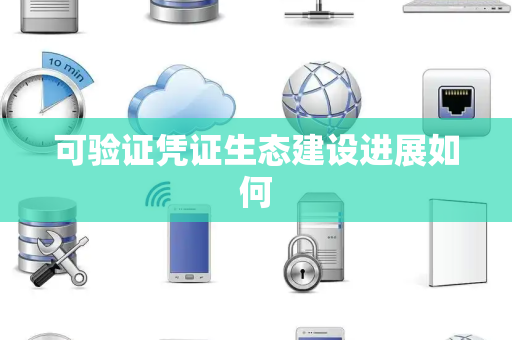 可验证凭证生态建设进展如何