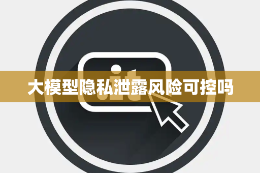 大模型隐私泄露风险可控吗