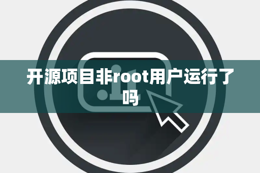 开源项目非root用户运行了吗