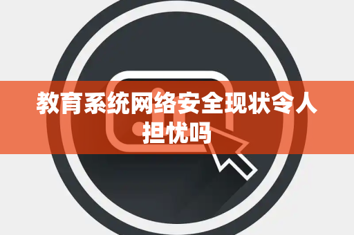 教育系统网络安全现状令人担忧吗