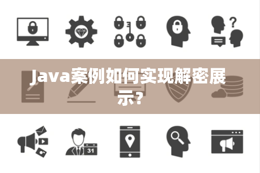Java案例如何实现解密展示? Java案例如何实现解密展示?