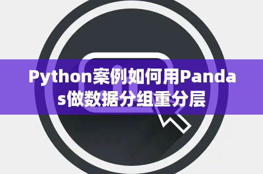 Python案例如何用Pandas做数据分组重分层