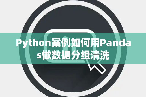 Python案例如何用Pandas做数据分组清洗