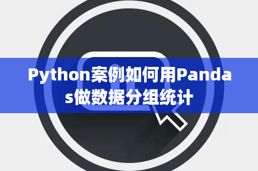 Python案例如何用Pandas做数据分组统计