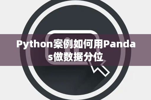 Python案例如何用Pandas做数据分位