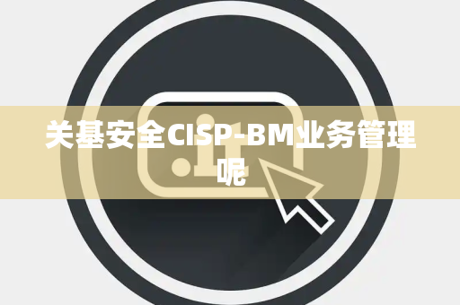 关基安全CISP-BM业务管理呢