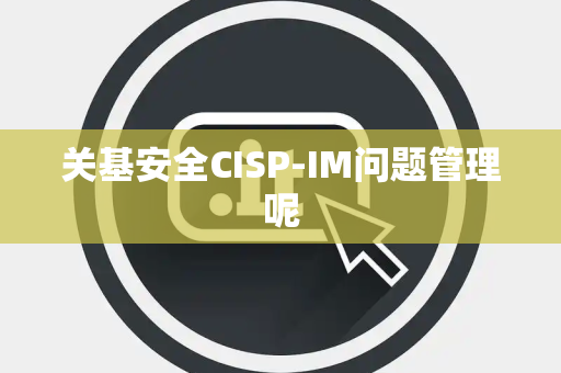 关基安全CISP-IM问题管理呢