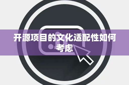 开源项目的文化适配性如何考虑